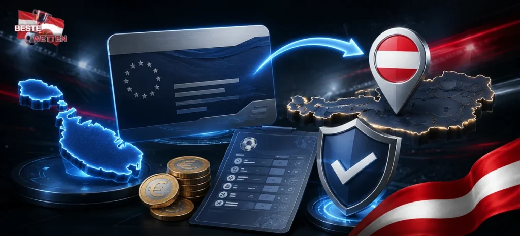 Zugang zu EU- und Malta-lizenzierten Wettanbietern für Spieler